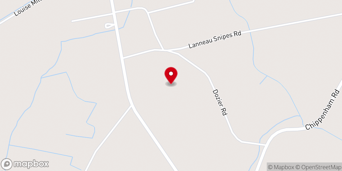 Map showing location of The Farm South Carolina