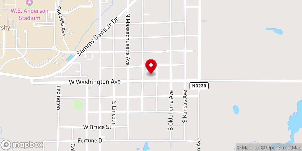 Map showing location of Salter's Chapel AME Church