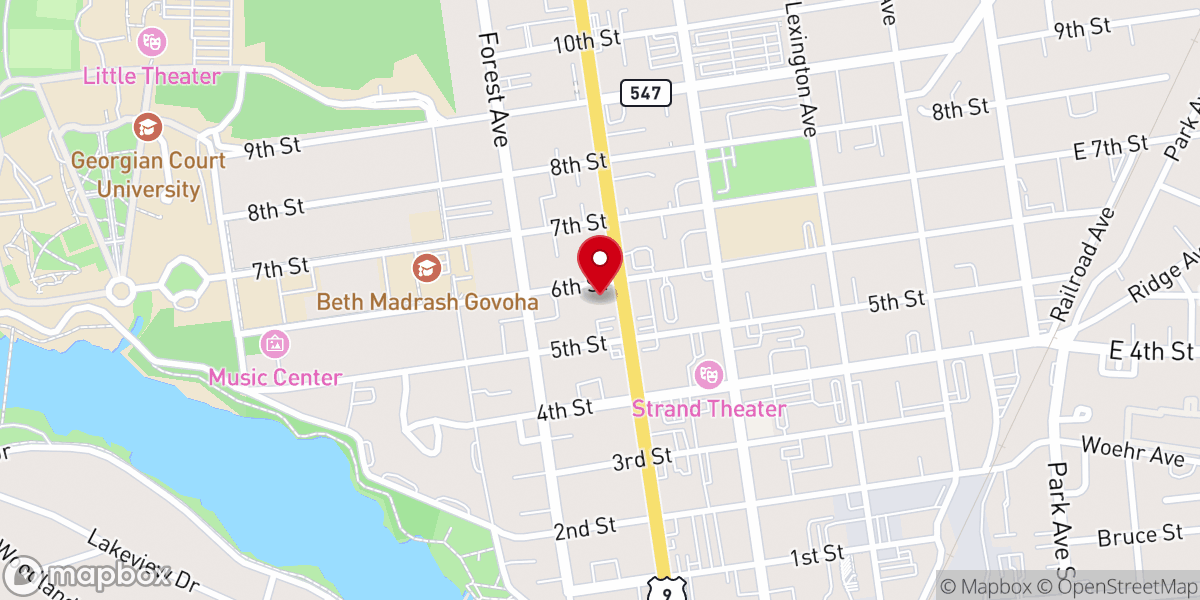 Map showing location of Congregation Sons of Israel - Madison