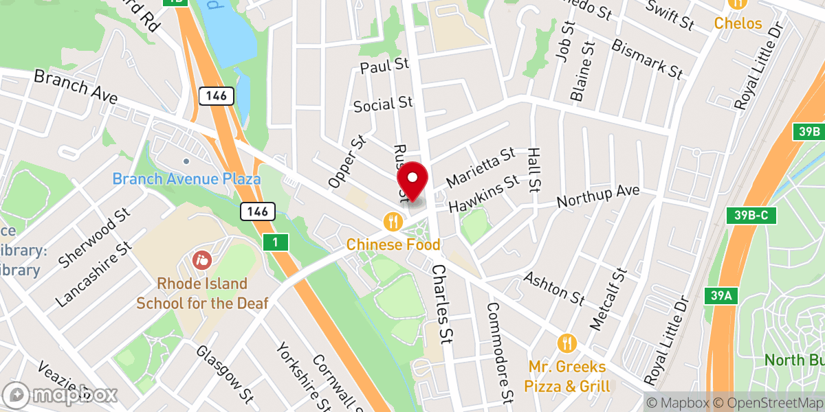 Map showing location of Saint Ann's Catholic Church