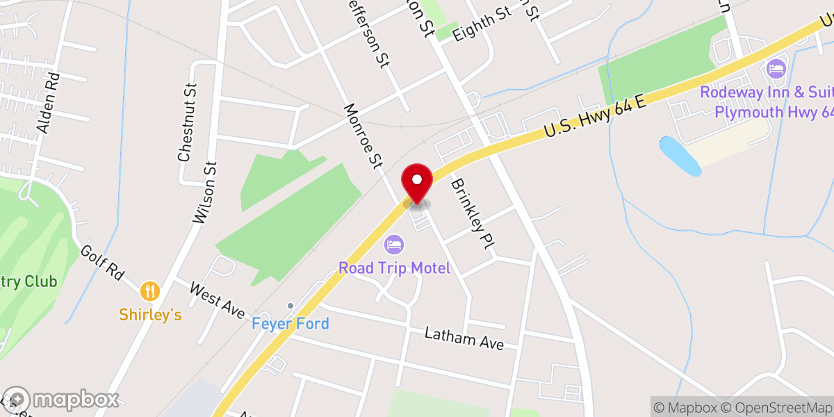 Map showing location of Golden Skillet