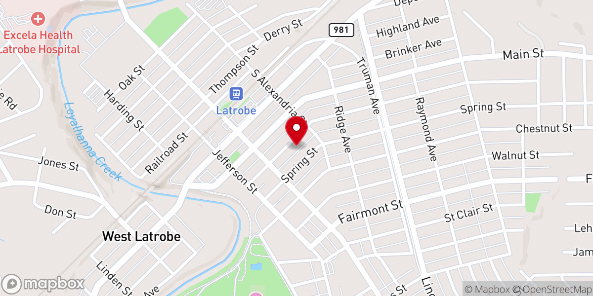 Map showing location of Greater Latrobe Ministrial
