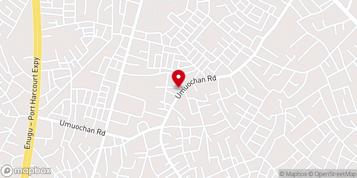 Map showing location of St Paul's Anglican Church, Abayi
