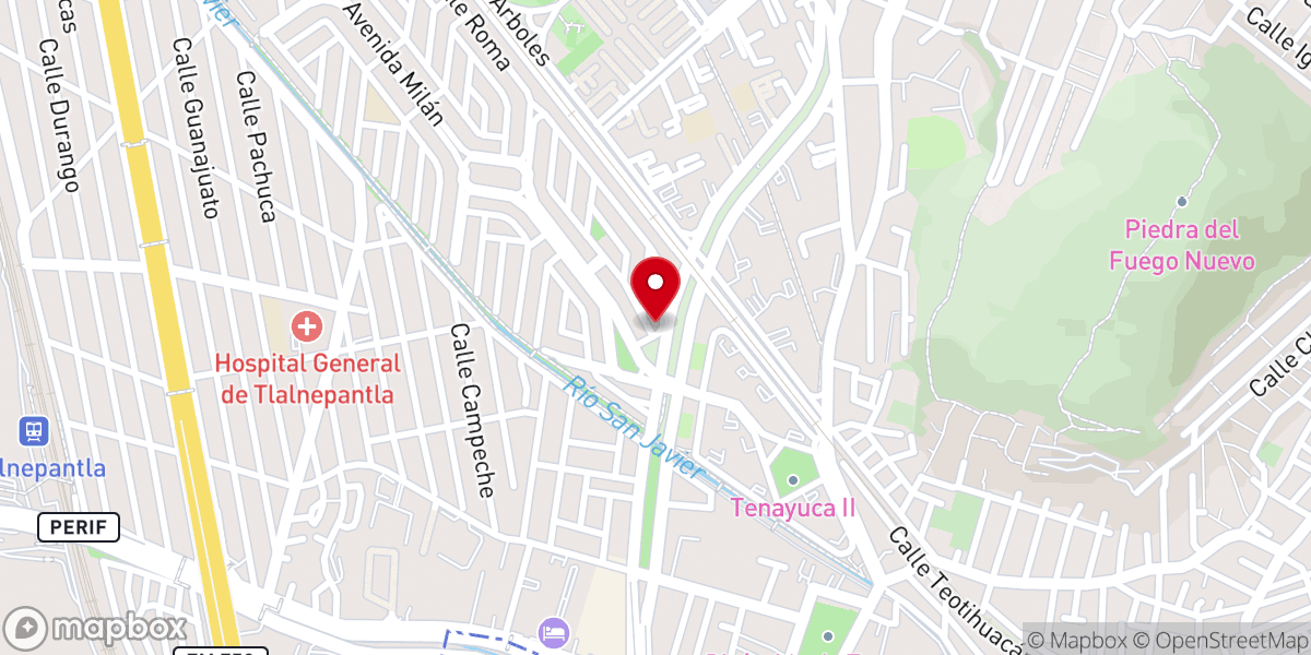 Map showing location of Iglesia Nacional Presbiteriana Jesús el Buen Pastor