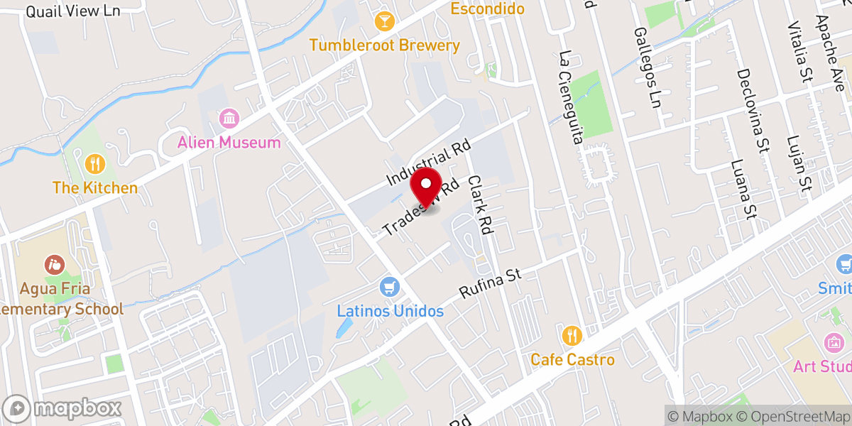 Map showing location of Iglesia Ciudad