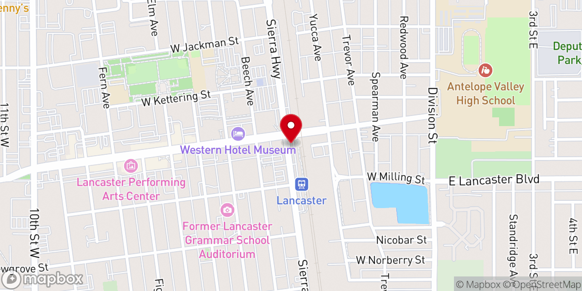 Map showing location of Progression Ministries