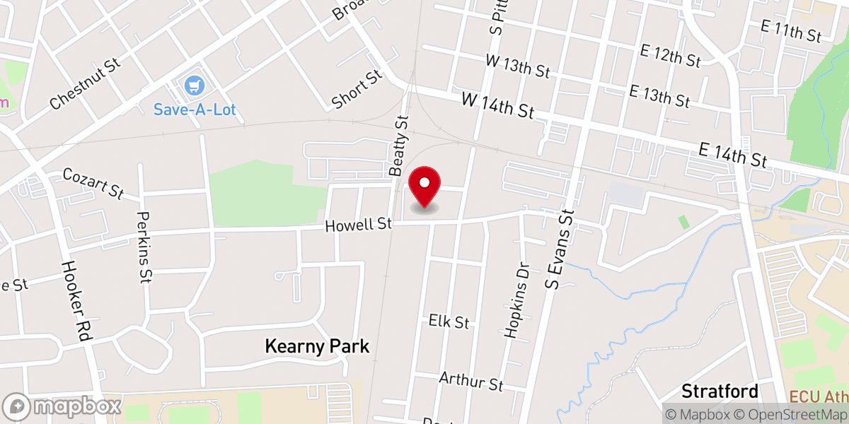 Map showing location of Joy Temple Church of Deliverance