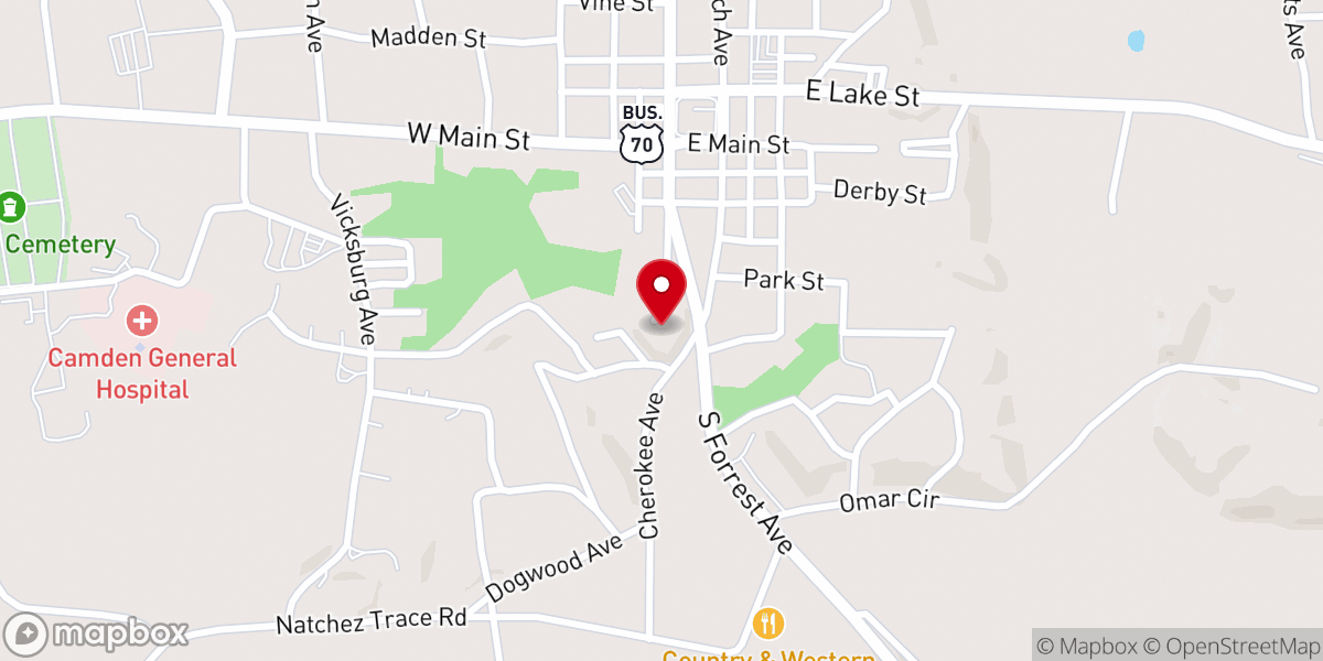 Map showing location of New Beginning Ministries of Camden