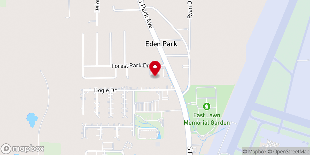 Map showing location of Herrin Church of Christ