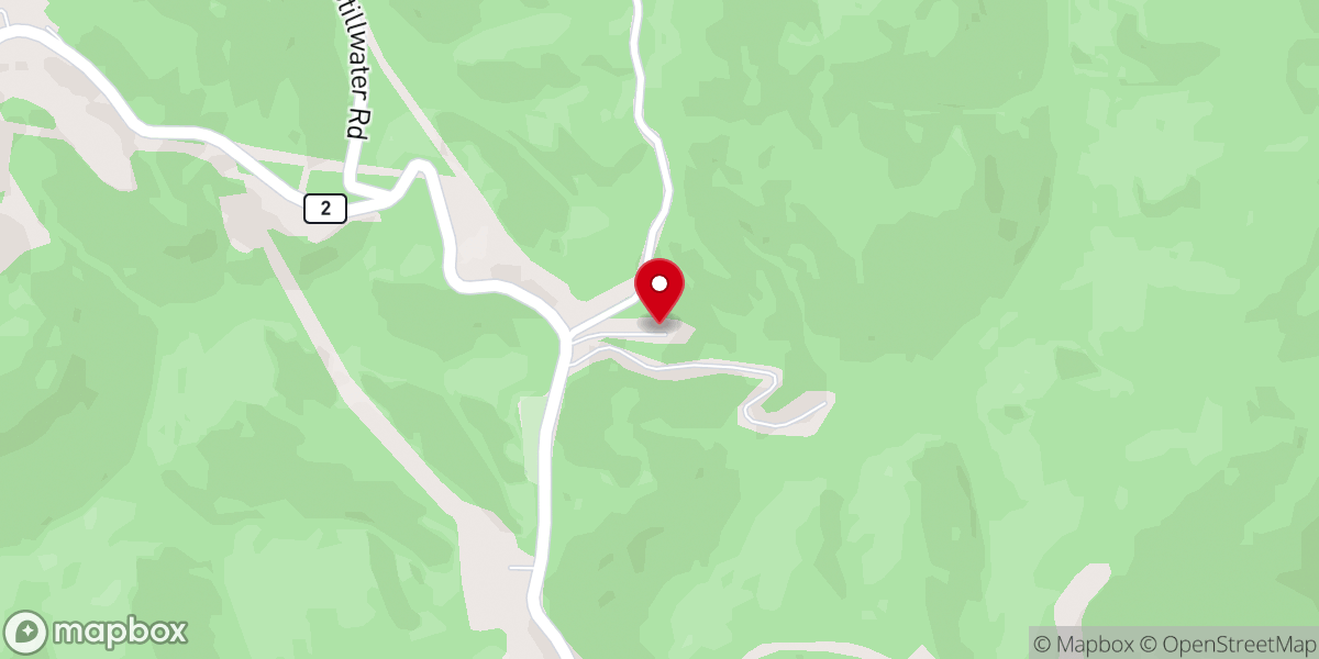 Map showing location of Baughman Church