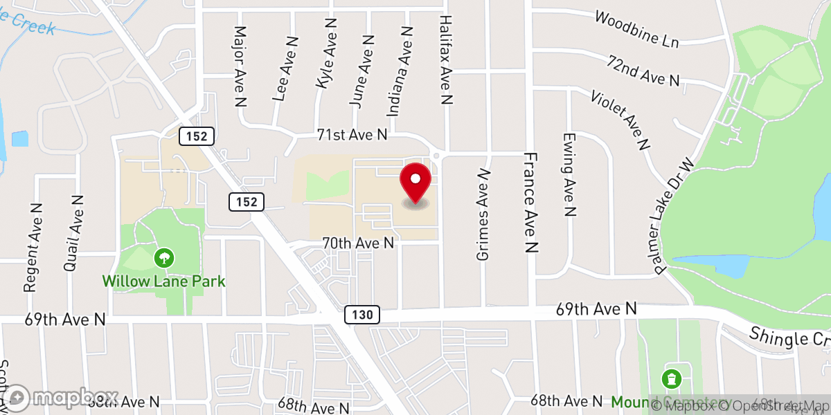 Map showing location of St Alphonsus Catholic Church