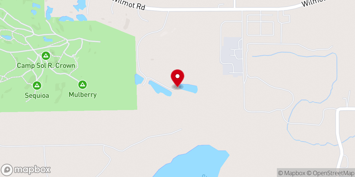 Map showing location of Promised Land Sports Park