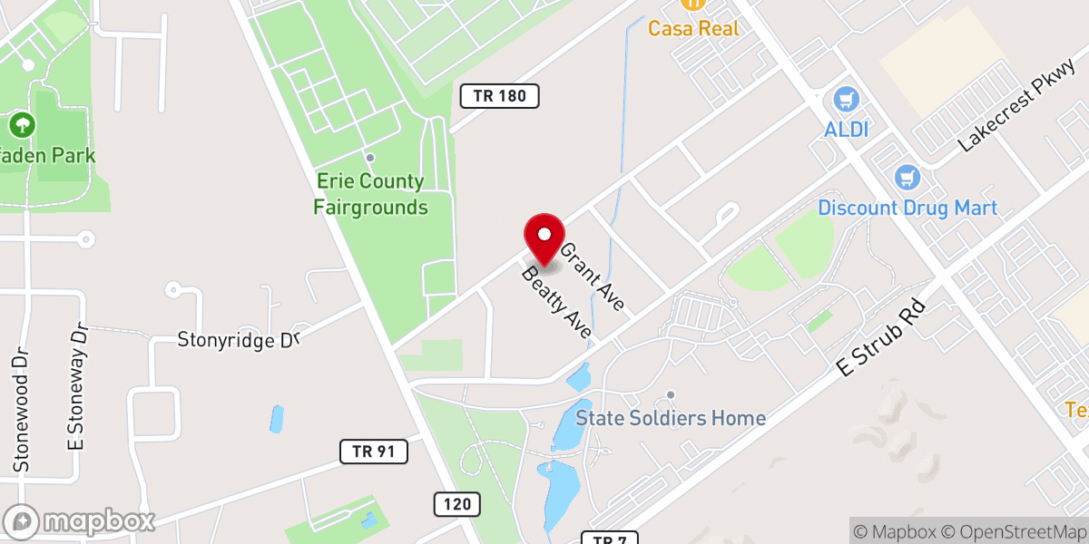 Map showing location of Assembly of Jesus Christ