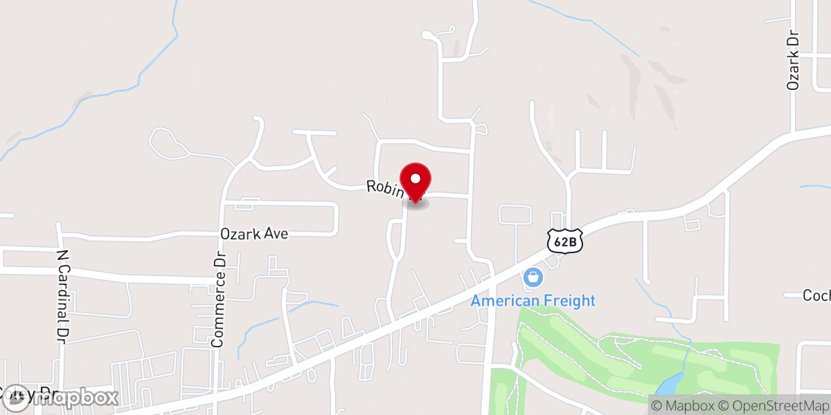 Map showing location of New Hope Missionary Baptist Church