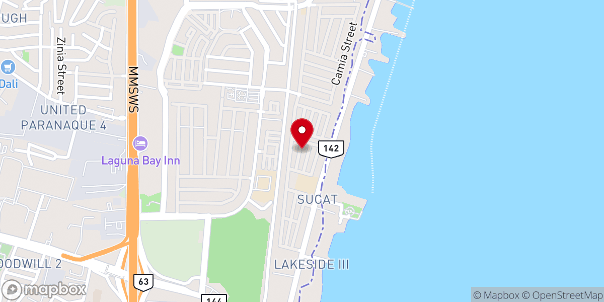 Map showing location of Amazing Faith Baptist Church