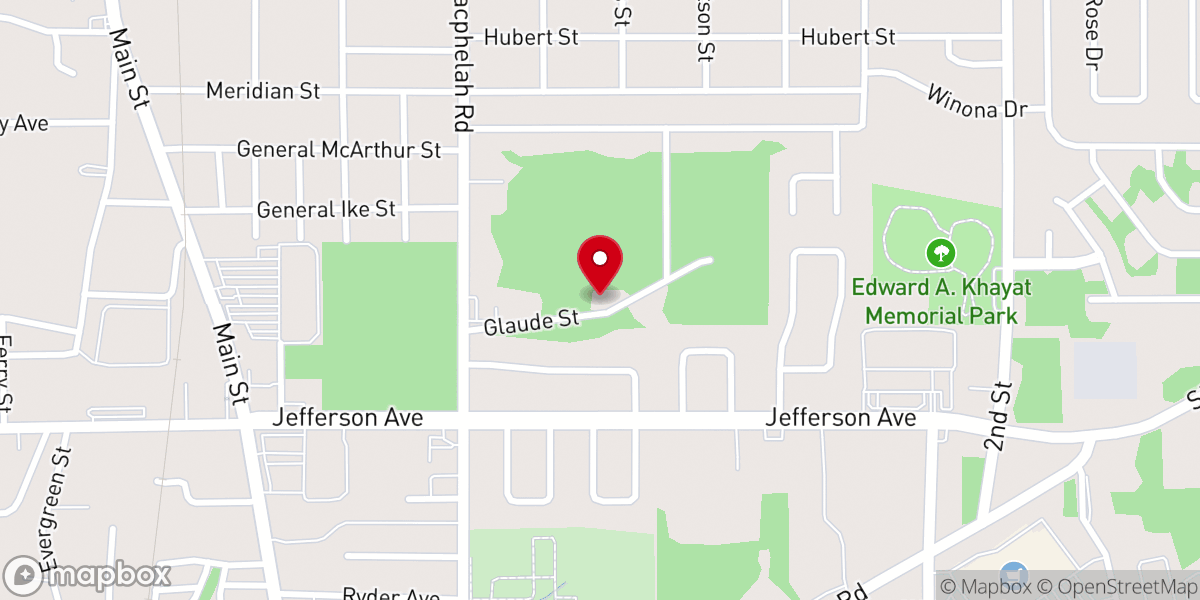 Map showing location of Church of God in Christ