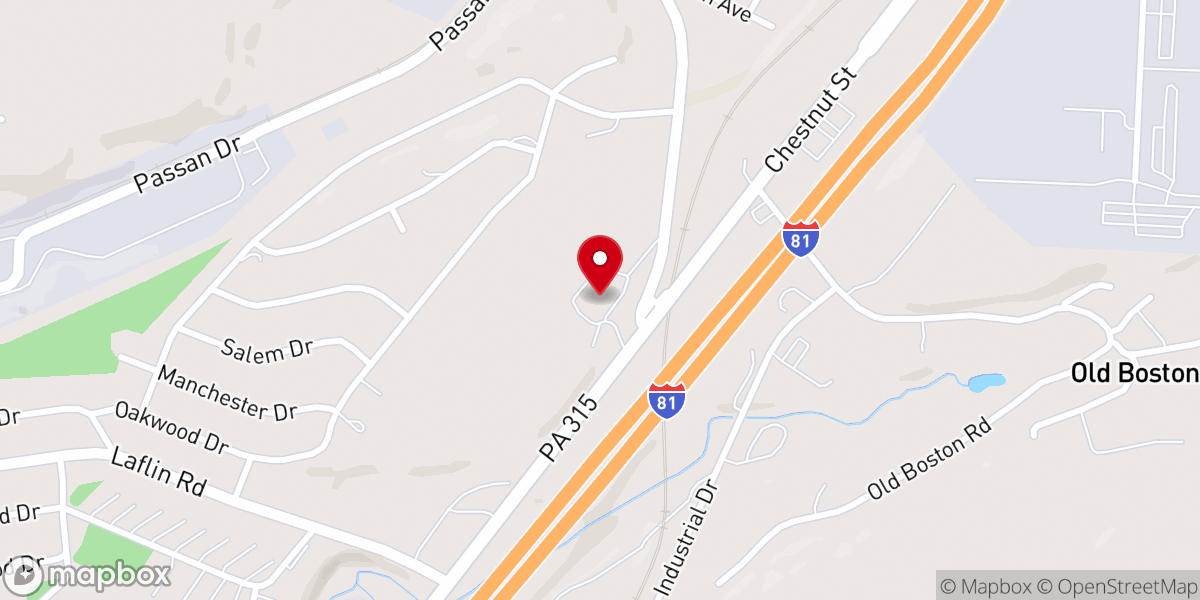 Map showing location of St Joseph's Oblates Rectory