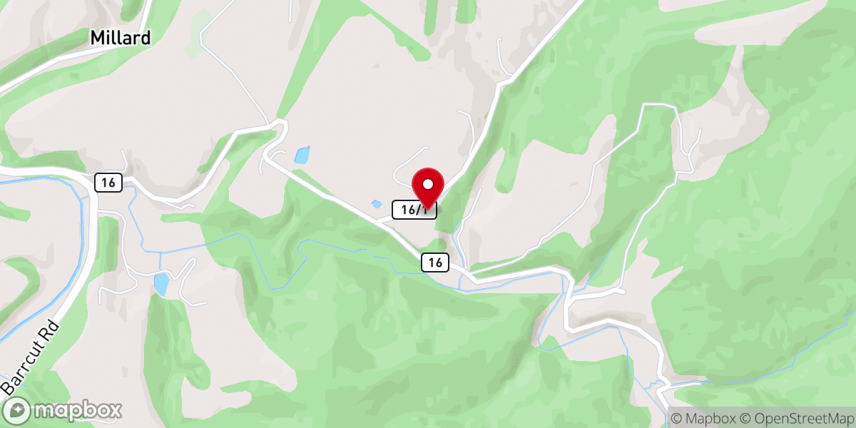 Map showing location of Alexander Church