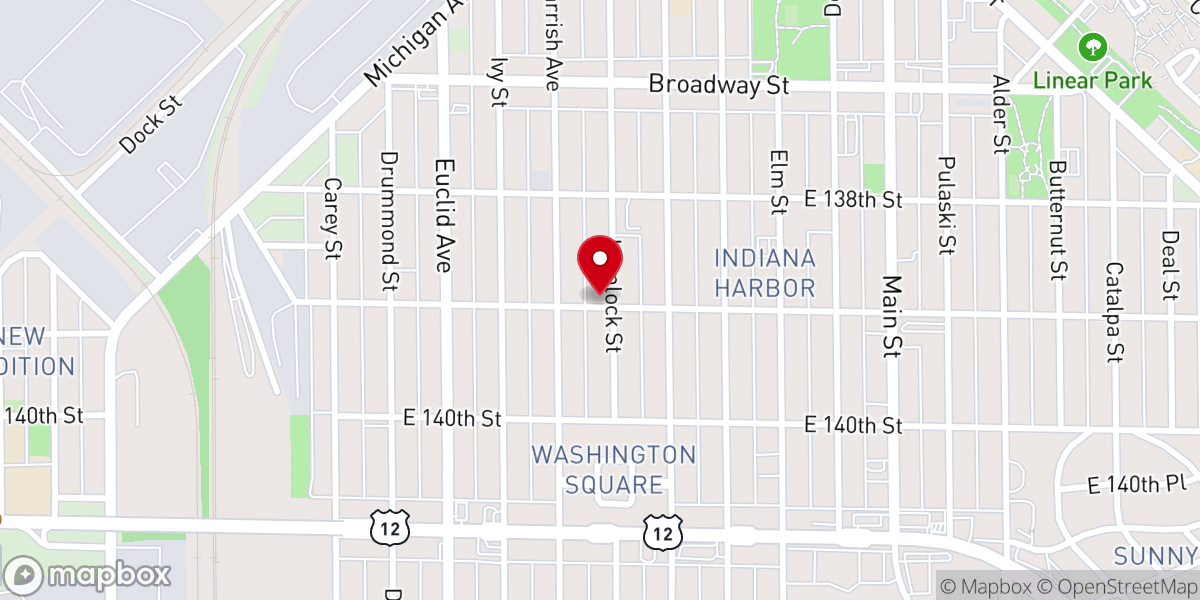 Map showing location of Witnessing Cogic