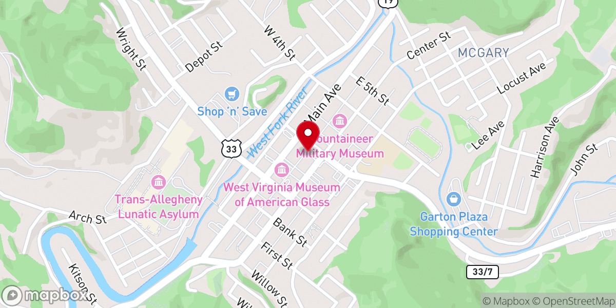 Map showing location of St Matthew United Methodist Church