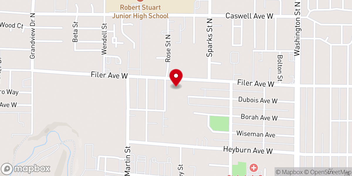 Map showing location of Iglesia De Dios Pentecostal M.I