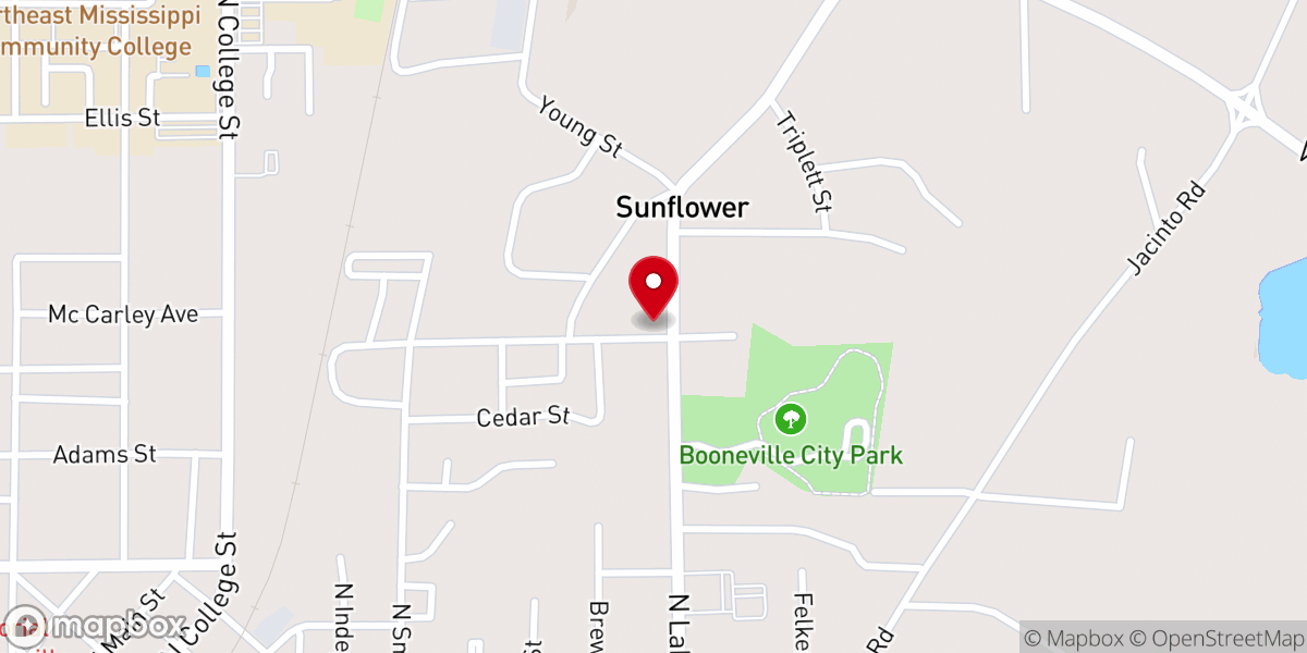 Map showing location of Faith Harvest