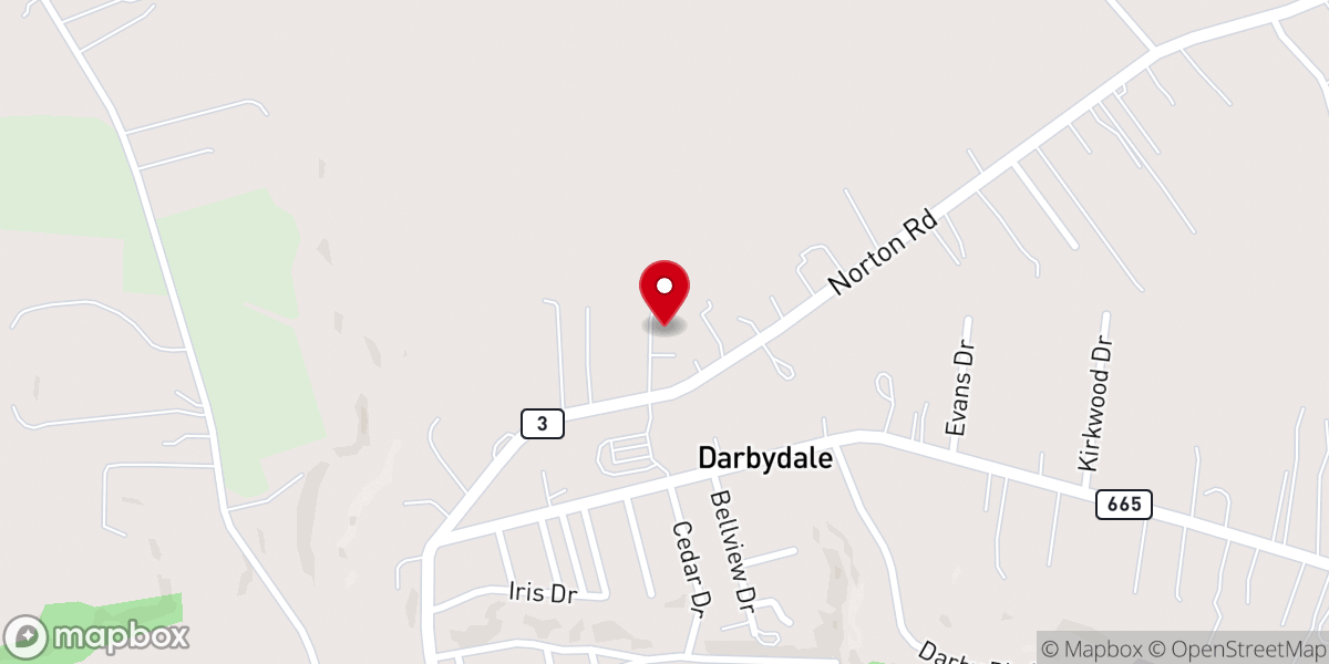 Map showing location of Today’s Church