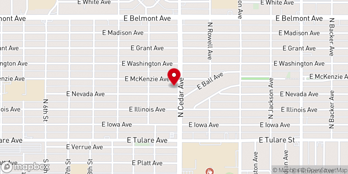 Map showing location of Love Song Community Outreach Christian Reformed Church