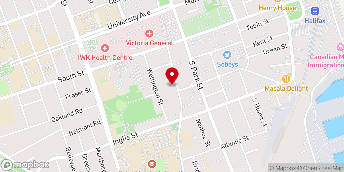 Map showing location of Phoenix Youth Shelter