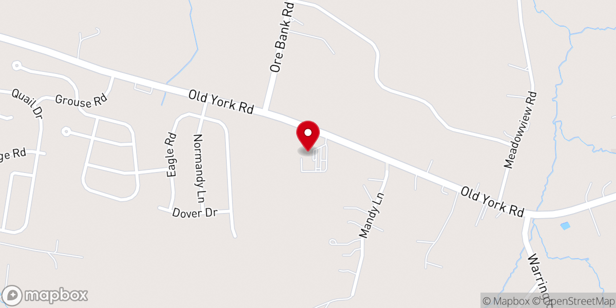 Map showing location of Hope Grace Church