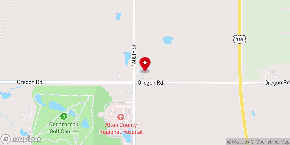 Map showing location of First Church of Christ Scientist