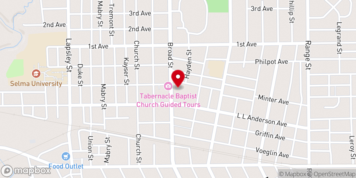 Map showing location of Fathers of Saint Edmund Southern Mission