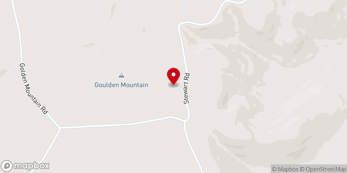 Map showing location of Golden Mountain Ministries