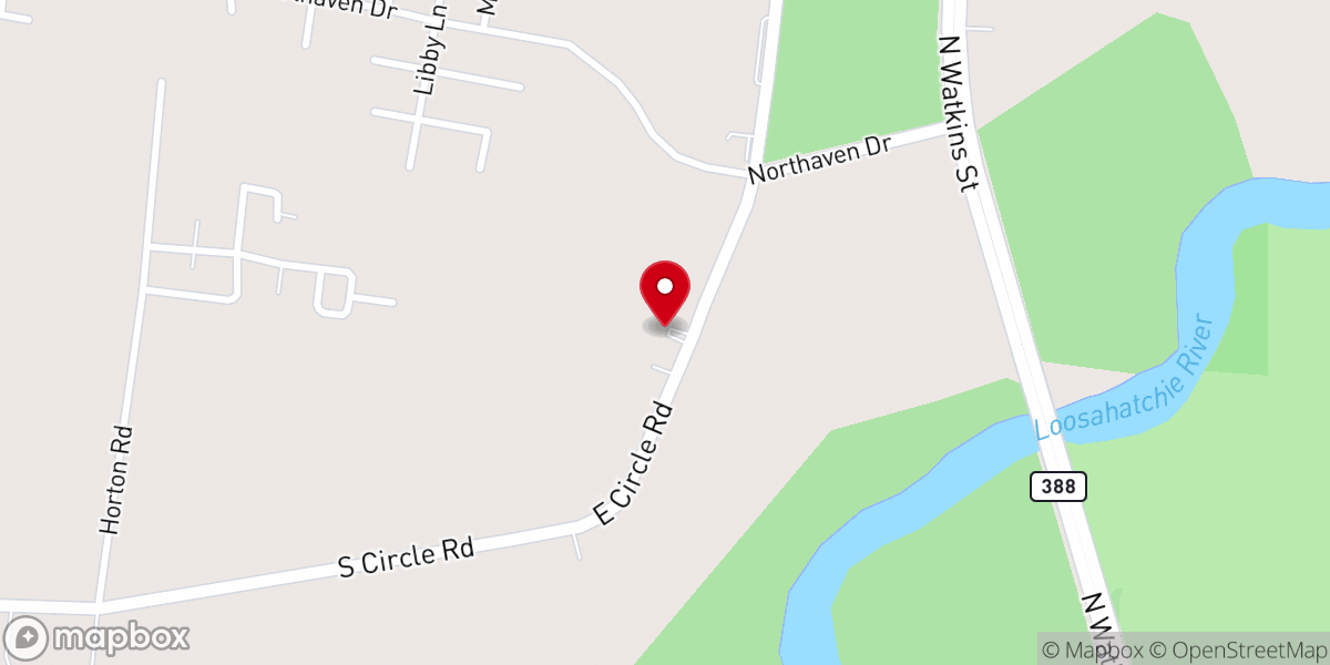 Map showing location of New Testament Gospel Christian Church