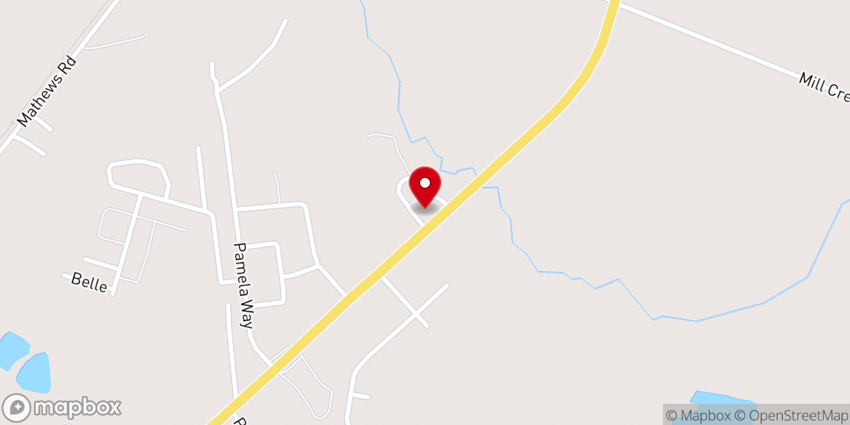 Map showing location of Word of God Fellowship Church