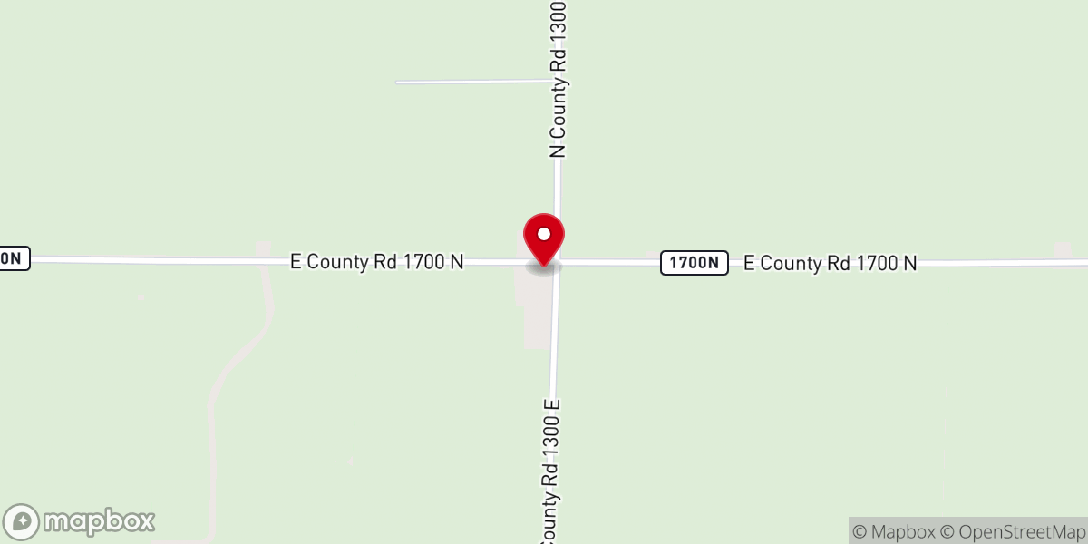 Map showing location of Walnut Grove Christian Church