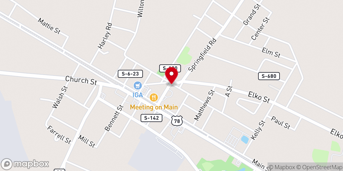 Map showing location of Beulah United Church of Jesus Christ Apostolic