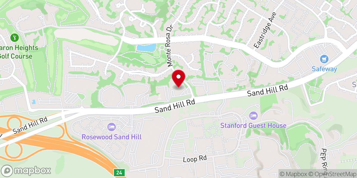 Map showing location of St Bede's Episcopal Church