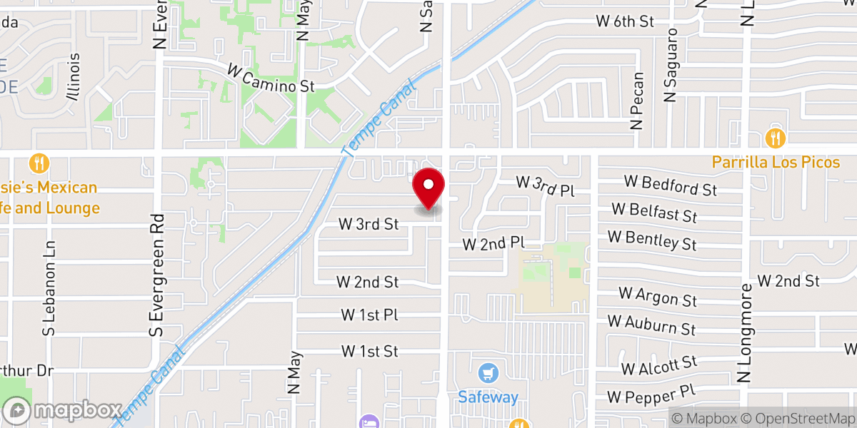 Map showing location of Lovingkindness Pentecost Church