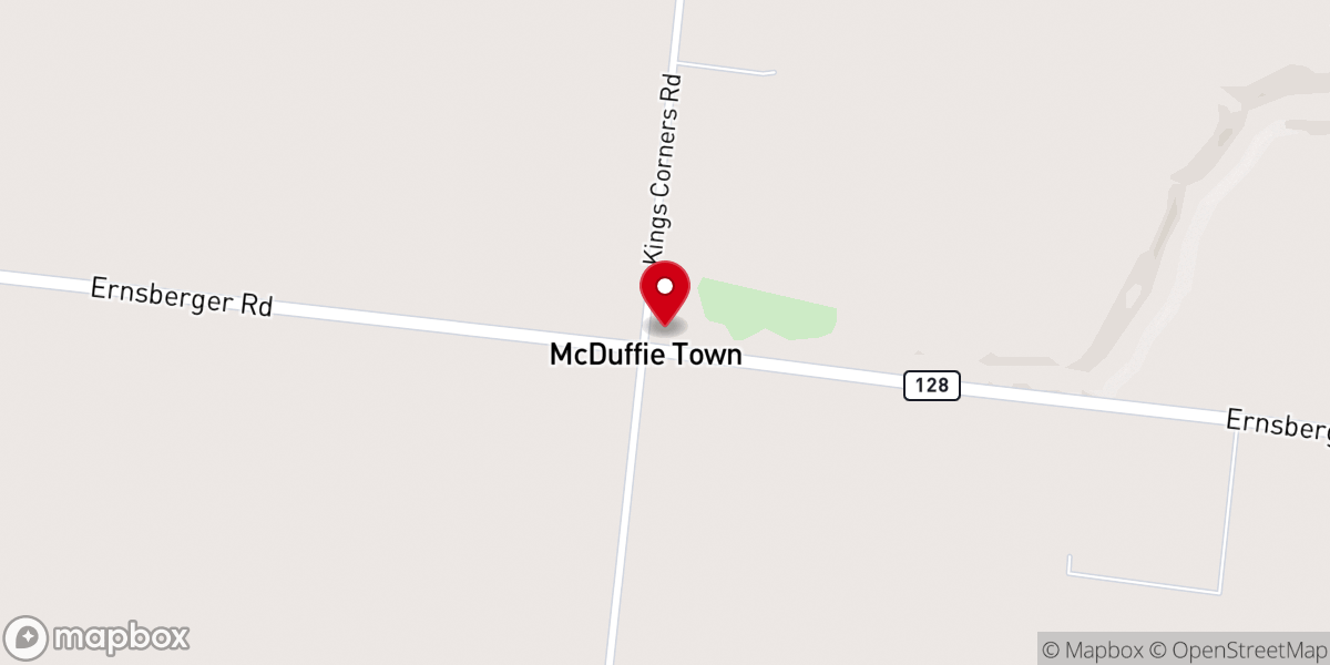 Map showing location of Varick United Methodist Church