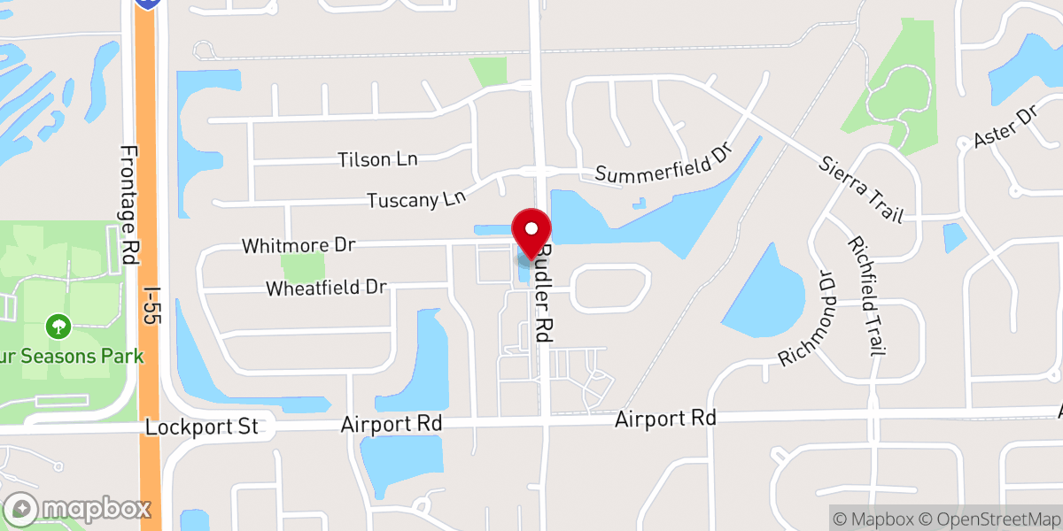 Map showing location of PIWC Romeoville