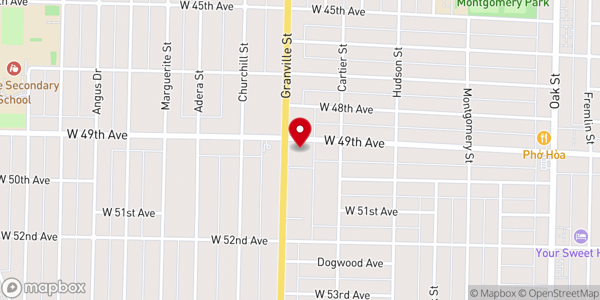 Map showing location of Trinity Baptist Church and Daycare
