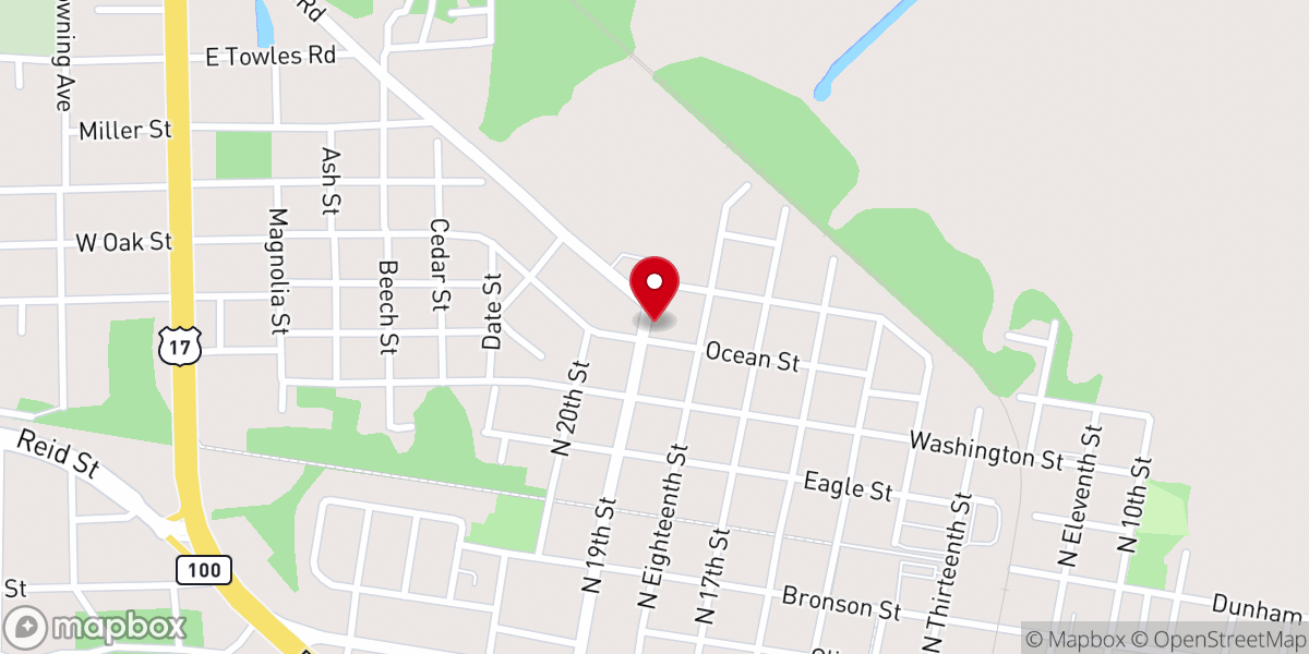 Map showing location of Bethany Seventh Day Adventist Church
