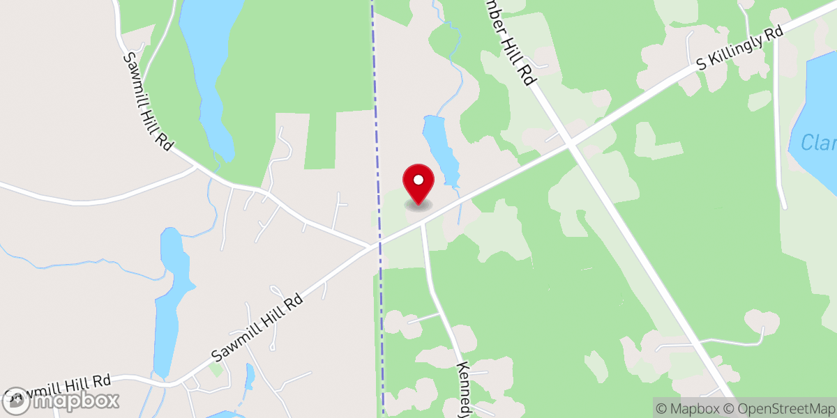 Map showing location of Line Baptist Church