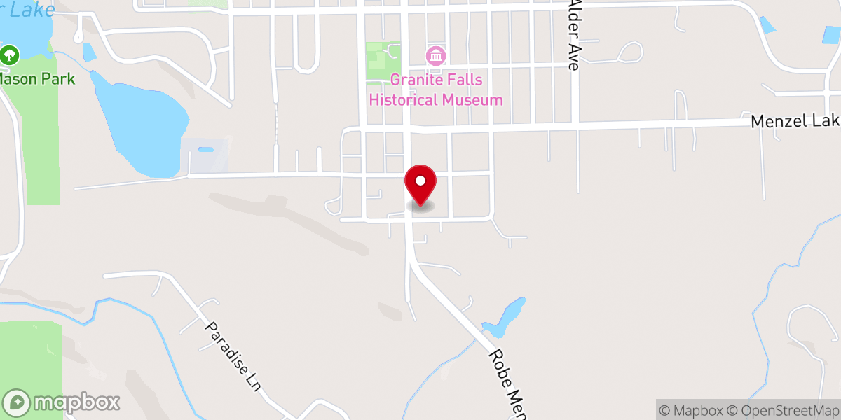 Map showing location of Washington Indonesian American SDA Church