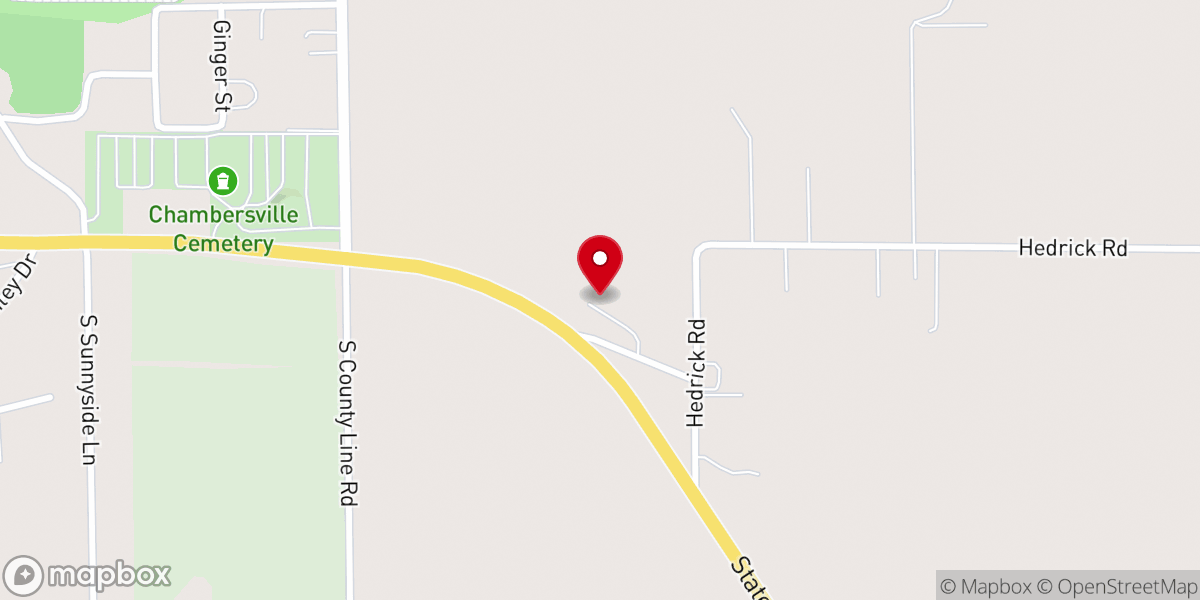 Map showing location of Yeshua Tabernacle of Praise