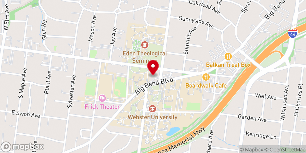 Map showing location of Emmanuel Episcopal Church