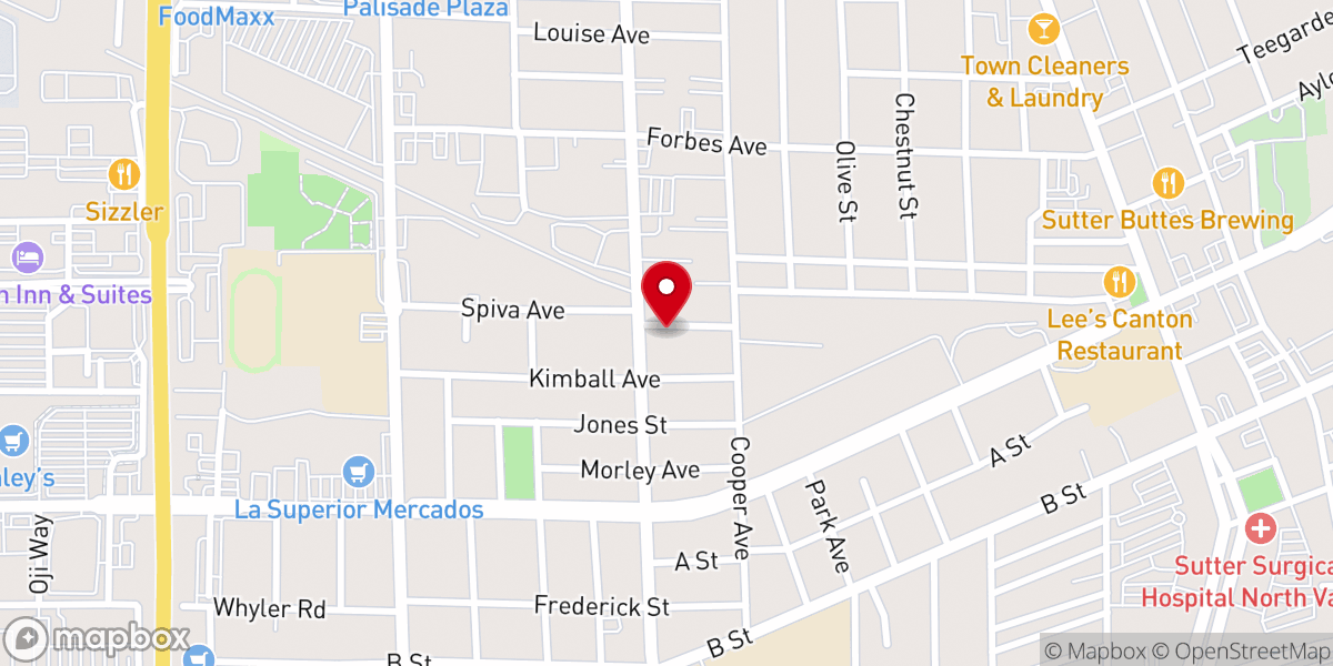 Map showing location of Iglesia Monte De Dios