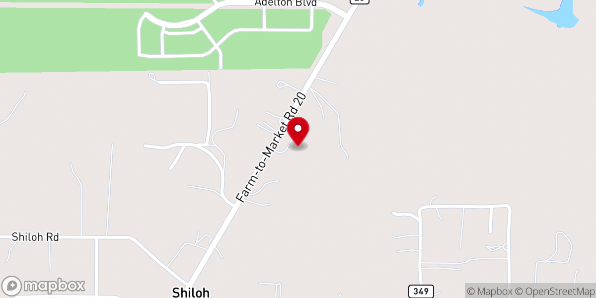 Map showing location of HOG Christian Ministries- Heirs of Grace Freedom Church
