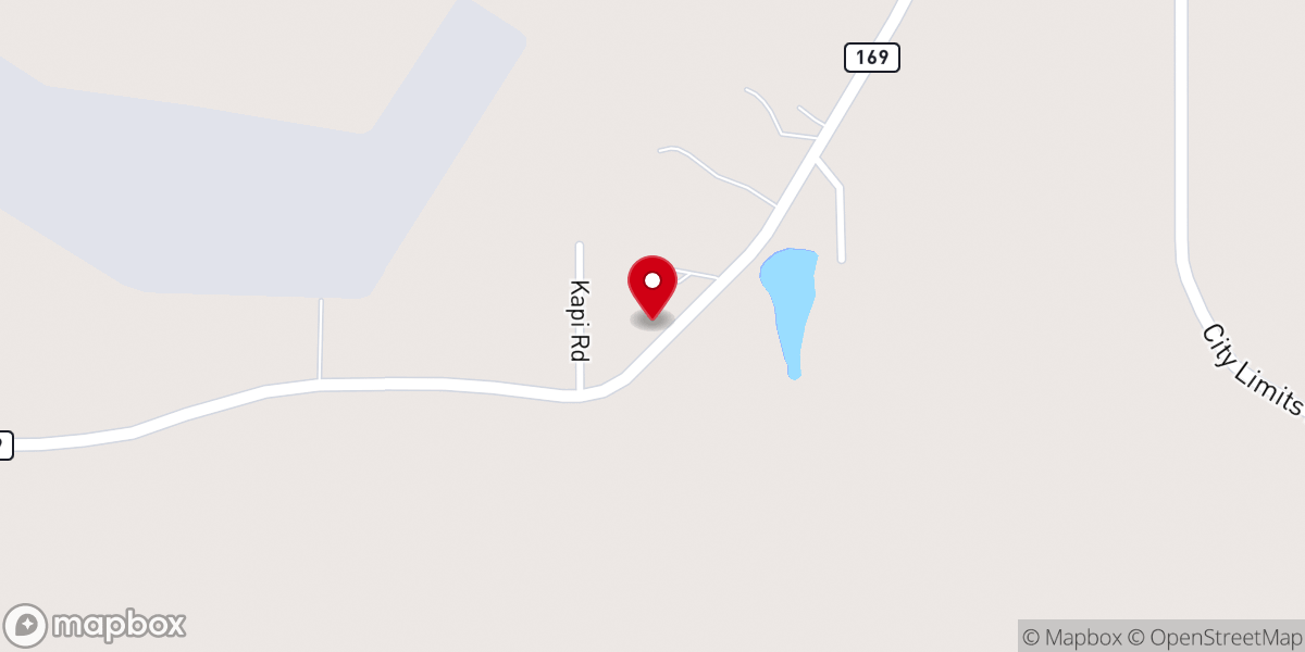 Map showing location of Second Baptist Church